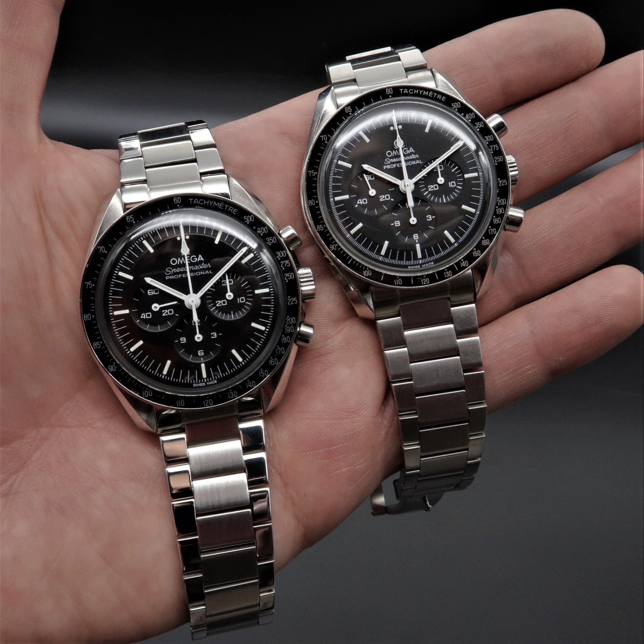 Forstner Contemporary Flat Link Bracelet for Omega Speedmaster