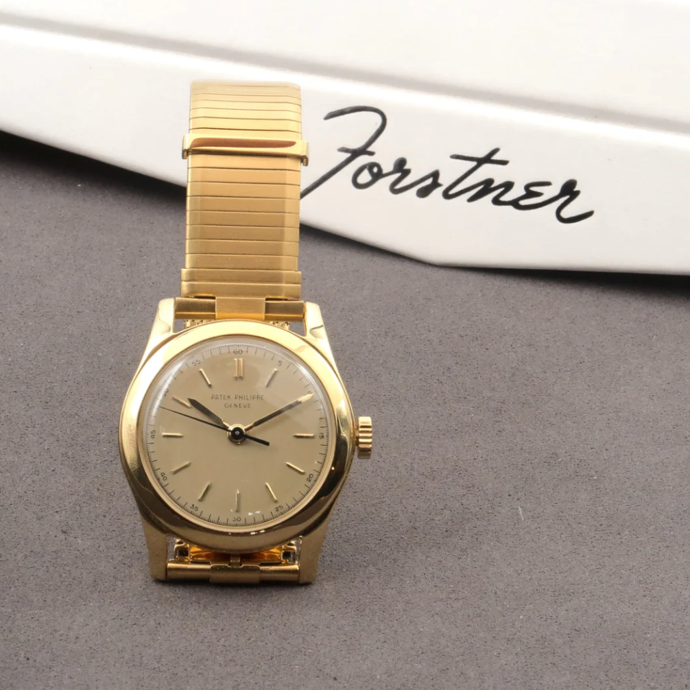 Gold Plated Forstner Komfit Military Type "Thin as a Dime"